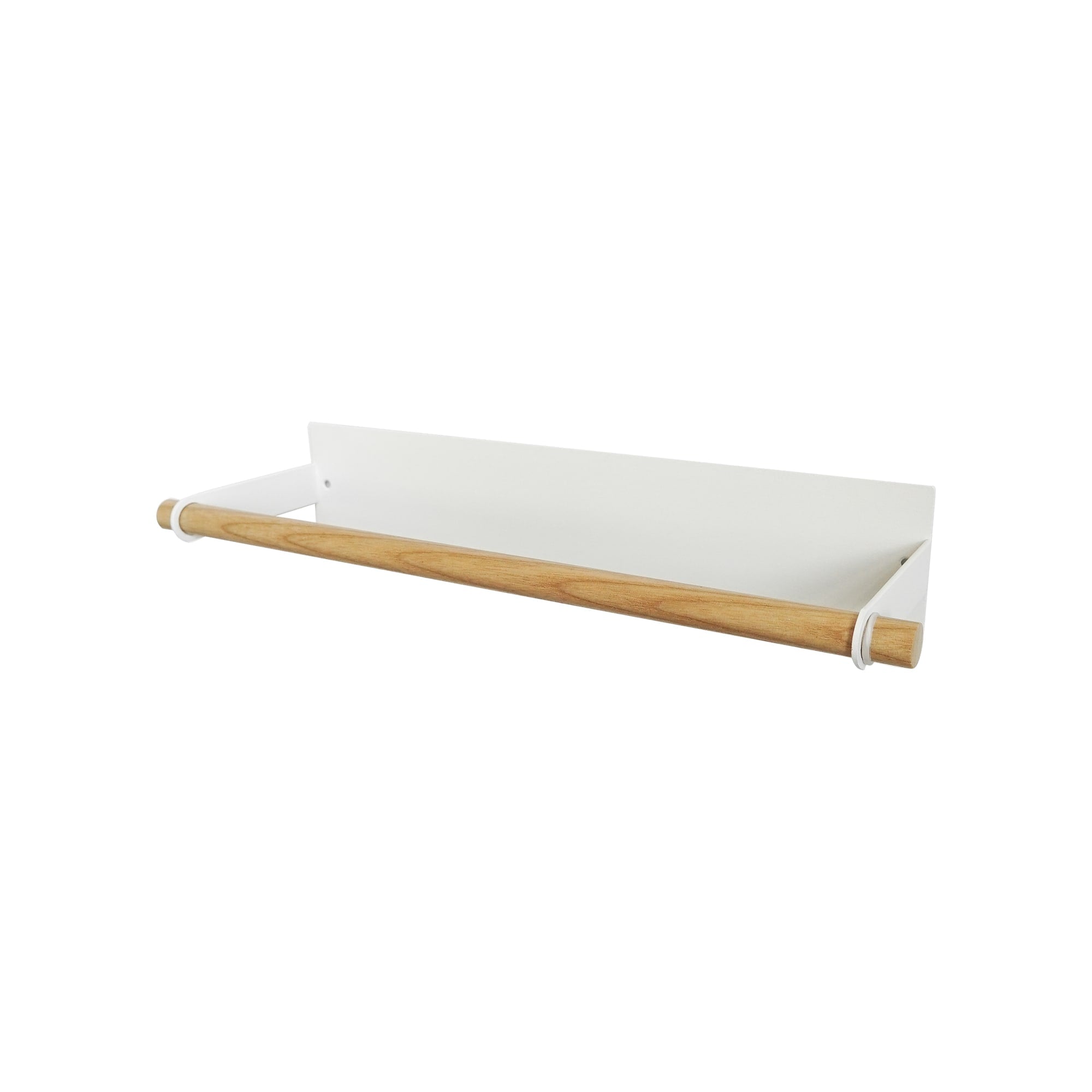 Magnetic Paper Towel Hanger - Steel + Wood